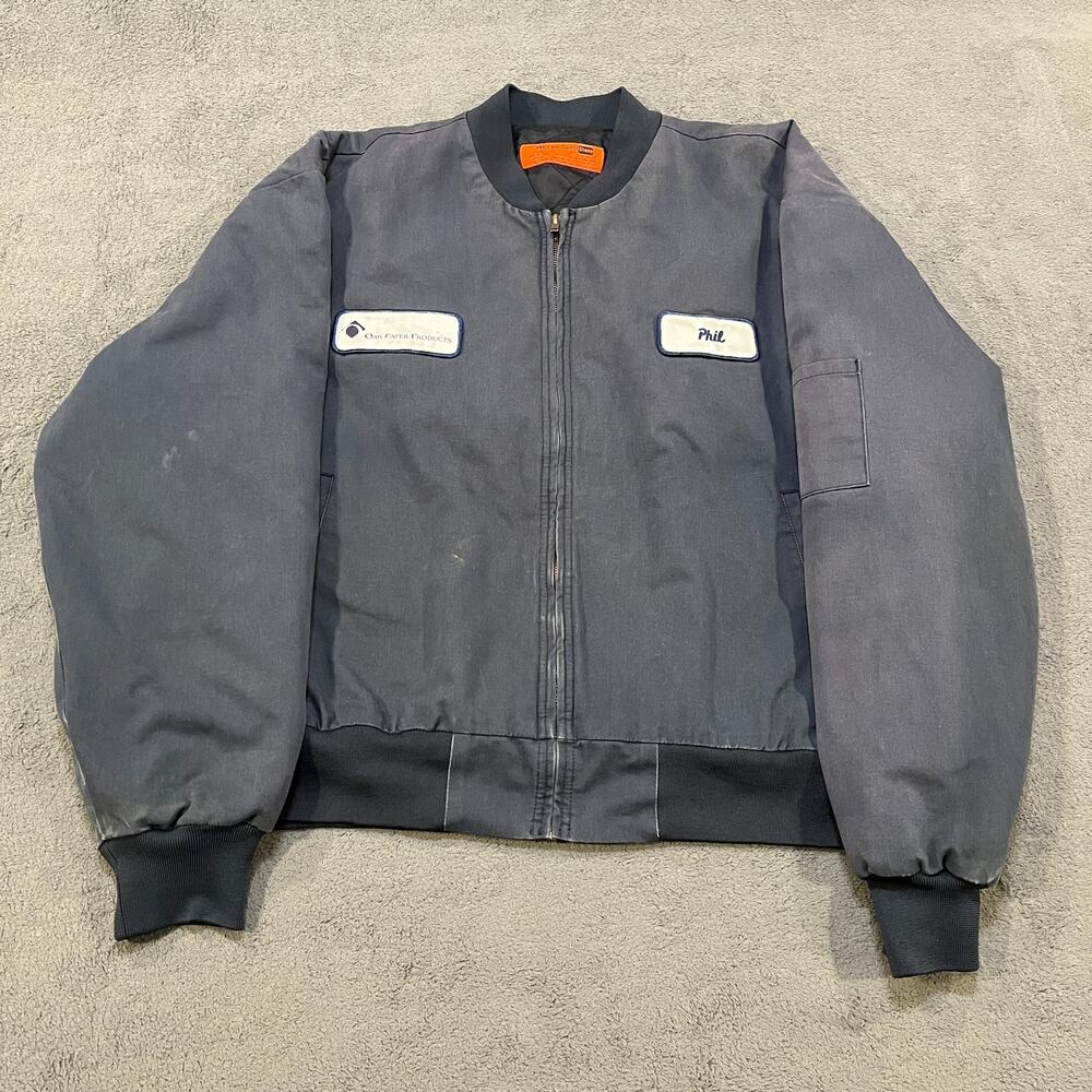 CornerStone by Port Authority Black Insulated Work Bomber Jacket Men's Size 2XL